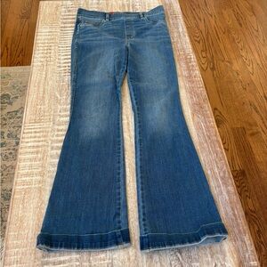 Like New SPANX Wide Leg Jeans (Large)